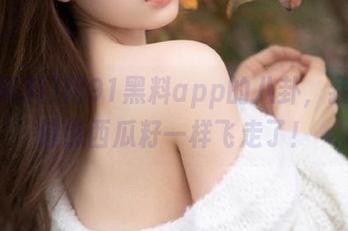 用91黑料app的八卦，我的烦恼像西瓜籽一样飞走了！